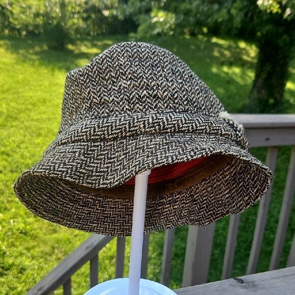 Vintage David Hanna & Sons Donegal Tweed Bucket Hat main image 6